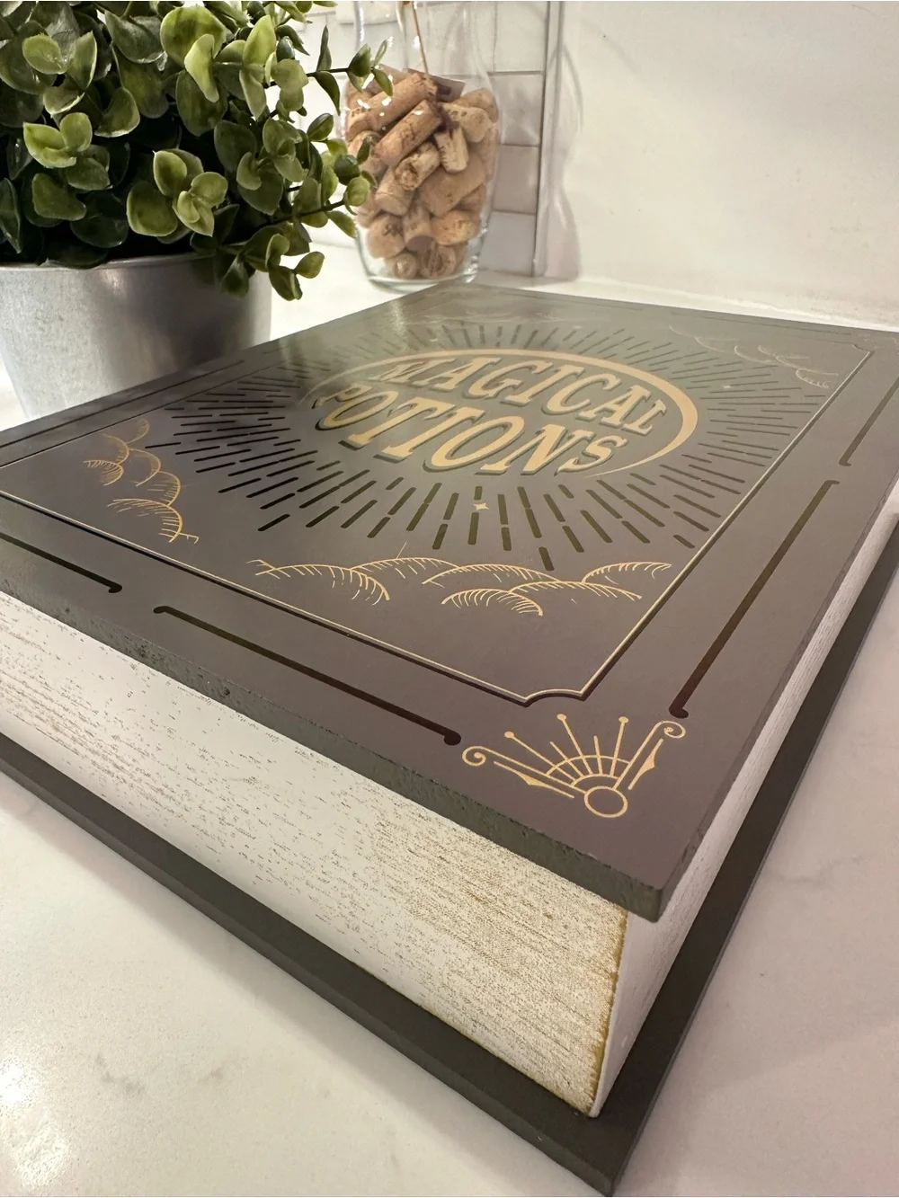 Target Bullseye Playground Halloween 2026 Wood Book Decor - Magical Potions